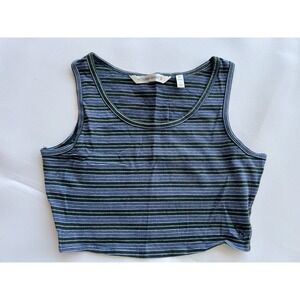 Victoria's Secret Y2K Striped Crop Top Medium Multicolor Retro Summer Boho